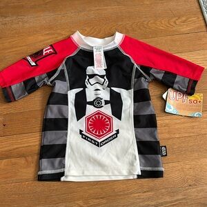 Disney Star Wars kids swim rashguard t-shirt | size 4 | NWT